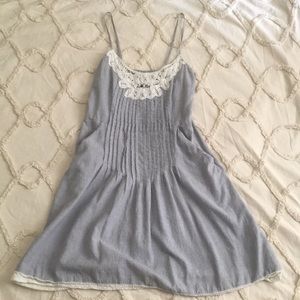 Urban Outfitters Kimchi Blue blue striped dress XS